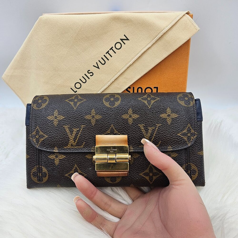 Louis Vuitton  Blue Elysee Monogram Wallet